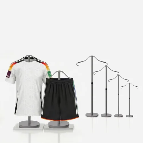 Vista 17 de Reusable Shirt Display Stand-Mannequin Torso Tshirt Display Stand for Retail/Vendors,18-33" Adjustable Dress Form Mannequin Stand Clothes Black