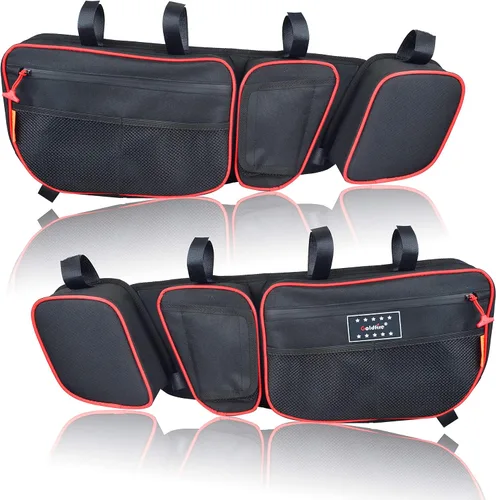 Vista 9 de UTV - Bolsas de almacenamiento para puerta delantera, compatibles con Can Am Maverick X3 MAX X DS Turbo X RS Turbo R 2017 - Bolsa de puerta lateral
