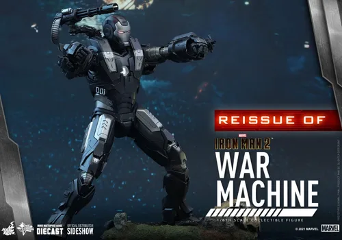 Vista 5 de Hot Toys Máquina de guerra 1:6 - Iron Man 2, Plata