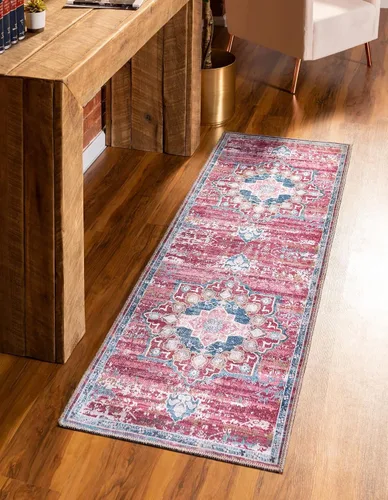 Vista 47 de Unique Loom Renaissance Collection - Alfombra rectangular de 2 x 3 pies 1 pulgada, color azul y verde Azul Verde/Azul