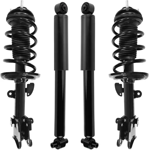 Vista 147 de Detroit Axle - Puntales y Amortiguadores para Chevy Traverse Buick Enclave GMC Acadia Saturn Outlook 2007-2012, 2 puntales delanteros con resorte
