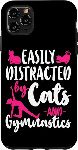 Vista 13 de Gato de gimnasia fácilmente distraído por gatos y funda de gimnasia para iPhone 17