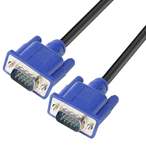 Vista 6 de SaiTech IT Paquete de 2 cables VGA, 15 pines macho a macho para TV, PC, monitor, laptop, proyector, 3 pies