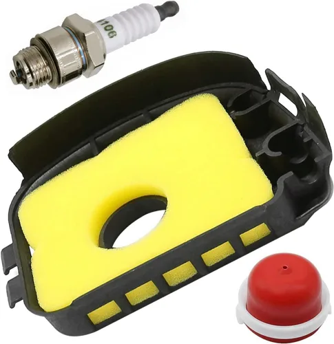 Vista 2 de 595660 Filtro de aire de repuesto para cubierta Filtro de aire 799579 Kit 594281 Bombilla de cebador 08P602 09P602 MTD troy Bilt Motores Cortacésped