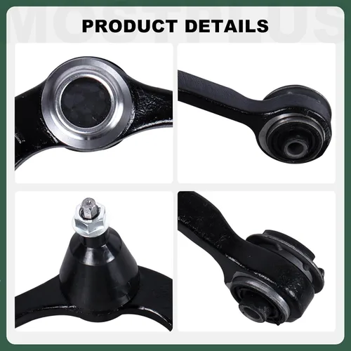 Vista 2 de MOSTPLUS Brazo de control superior de suspensión delantera compatible con Ford F150 Expedition 2006-2008 Lincoln Mark LT Navigator 2005-2020, juego