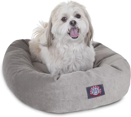 Vista 39 de Majestic Pet Villa - Cama para perros de espuma viscoelástica triturada de 32 pulgadas para perros de tamaño mediano, 32 x 23 x 7 pulgadas, cama