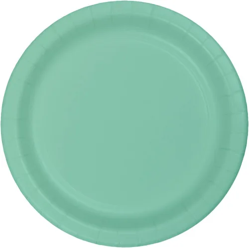 Vista 33 de Creative Converting 318915 - 24 platos de banquete de papel, 10 pulgadas, amatista