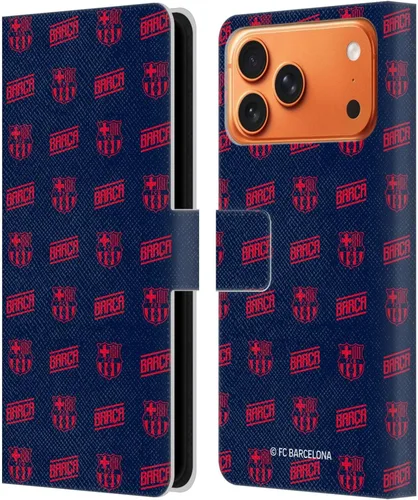 Vista 114 de Head Case Designs Funda de piel con licencia oficial del FC Barcelona Barca Crest Graphics para iPhone 11