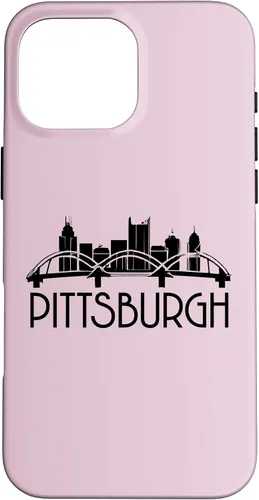 Vista 39 de iPhone 16 Pittsburgh Skyline 412 Steel City Case