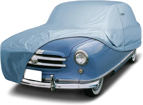 Vista 15 de iCarCover Funda de automóvil personalizada de alta calidad para AMC Ambassador 1965-1973, resistente, impermeable, para todo tipo de clima, lluvia