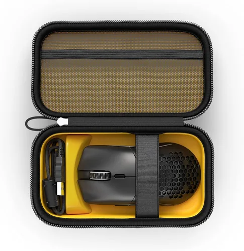 Vista 8 de Gaming - Funda universal para mouse con bolsillo para accesorios y cuña ajustable (sin agitación), funda de transporte portátil, carcasa dura