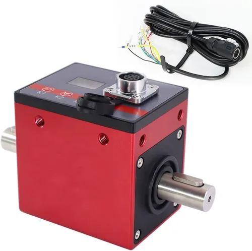 Vista 2 de Sensor de par rotativo digital ATO, sensores de par dinámico de 0.1 Nm con pantalla LCD para medición de velocidad del motor, señal de salida RS485