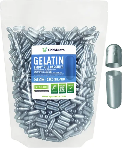 Vista 33 de XPRS Nutra Cápsulas vacías tamaño 00 – 100 cápsulas vacías de gelatina – Pastillas de relleno de cápsulas de bricolaje – Cápsulas de gel rellenables
