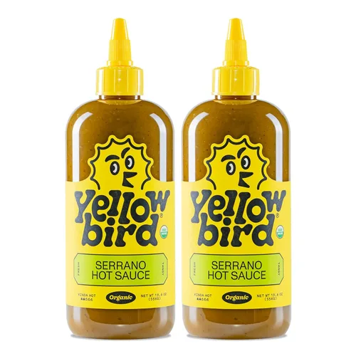 Vista 11 de Yellowbird® Salsa picante orgánica de habanero 9.8 oz. Tamaño para despensa