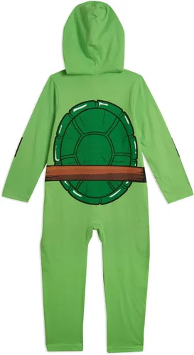Vista 4 de Teenage Mutant Ninja Turtles Disfraz de cosplay con cremallera, tallas de recién nacido a adulto (0-3 meses a 2XL)
