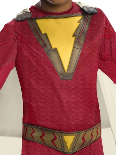 Vista 2 de Rubie 's Shazam! Disfraz de Shazam de la película, talla M