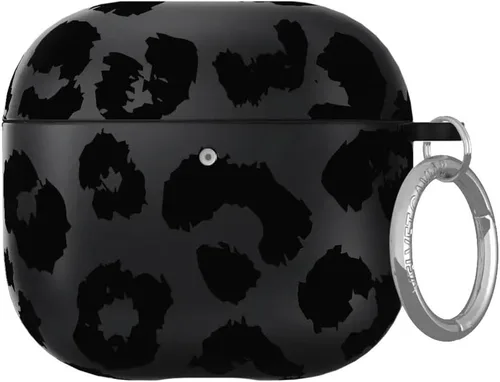 Vista 48 de VELVET CAVIAR Funda compatible con AirPods 4 con llavero, bonitas fundas protectoras duras de 4ª generación para mujer, diseño de lunares azules