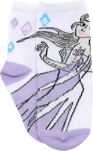 Vista 3 de Disney Juego de calcetines de Frozen para niñas pequeñas