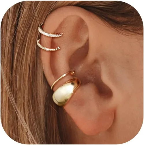 Vista 29 de Ear Cuffs Non Piercing Ear Cuff Earrings for Teen Girl Gifts Trendy Stuff