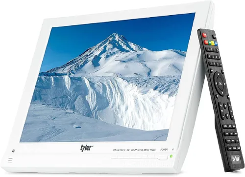 Vista 9 de Tyler Monitor LCD portátil de TV de 13.3 pulgadas, funciona con batería de litio recargable de 1080P, 3 antenas, HDMI, SD, USB, RCA, radio FM