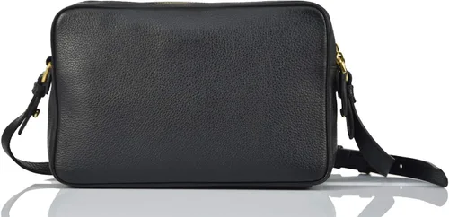Vista 2 de Prada Bolso bandolera Vitello Phenix de piel negra para mujer 1BH079