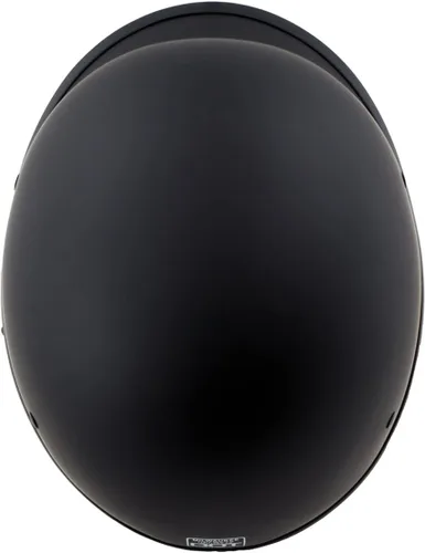 Vista 5 de Milwaukee Helmets MPH9750DOT - Casco de media motocicleta negro mate aprobado por puntos para hombres y mujeres, talla L