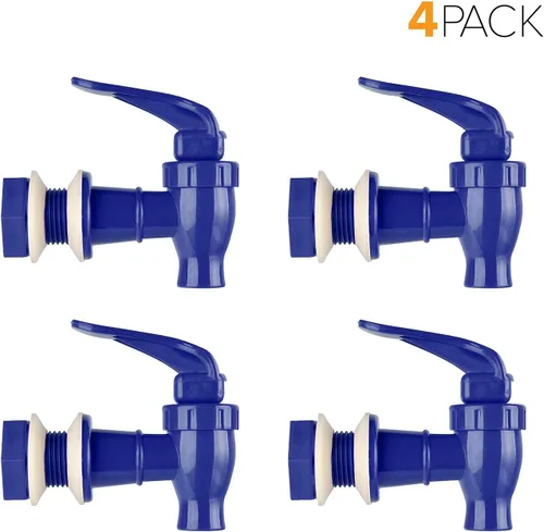 Vista 2 de Brio Válvula de repuesto para dispensador de agua, paquete de 4 grifos enfriadores para dispensadores de bebidas, vajillas, refrigeradores y más