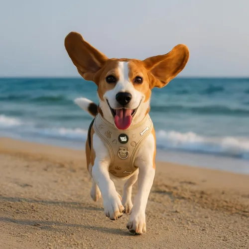 Vista 6 de Haminway Arnés sin tirones para perros medianos – Chaleco reflectante y transpirable con correas ajustables para el pecho y el cuello – Fácil