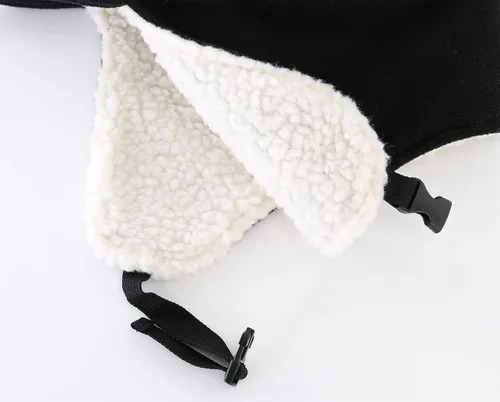 Vista 5 de Connectyle Sombreros de invierno cálidos de forro polar para hombre con visera resistente al viento con orejeras