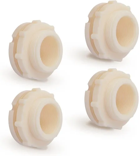 Vista 11 de ChillWaves Adaptador de conector de rosca doble de 3/4 pulgadas para tanque de agua, acuarios, barriles de lluvia (paquete de 8)