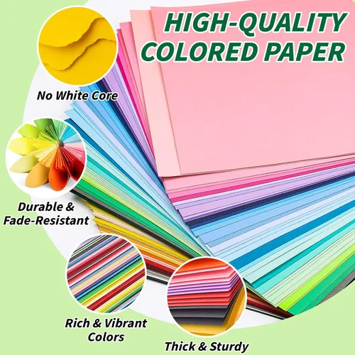 Vista 3 de Cartulina de 10,2 cm x 15,2 cm, paquete de 200 piezas, papel grueso y colorido en blanco, tarjetas en stock para invitaciones, creación de tarjetas