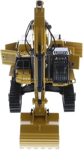 Vista 7 de Caterpillar 395 Excavadora hidráulica de próxima generación (versión de uso general) amarillo con operador y herramientas adicionales High Line