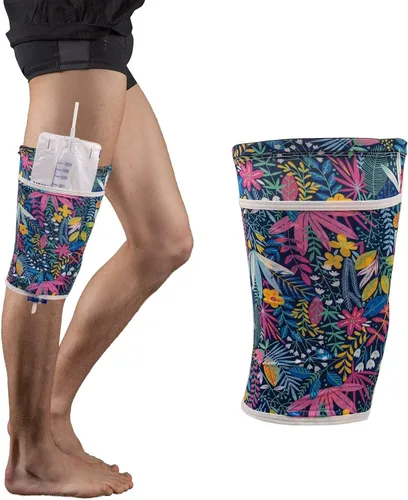 Vista 7 de Soporte para bolsa de pierna de catéter, manga de catéter para orina, bolsa Negro