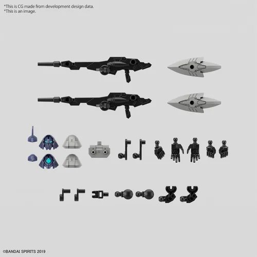 Vista 6 de Bandai Hobby - Misiones de 30 minutos - #64 bEXM-21 Verdenova (Navy), Bandai Spirits Kit de Modelo 30 MM