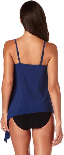 Vista 3 de Magicsuit - Camiseta tankini con cuello en V y tirantes ajustables para mujer