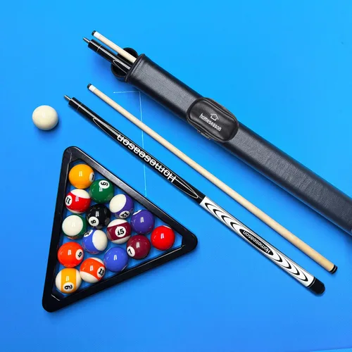 Vista 6 de HomeSeason 58" Pool Cue Stick 19.5oz Cue Sticks Professional Low Deflection Billiard Pool Sticks 13mm Tip with Leather Bag for Home Bar Adults Pro