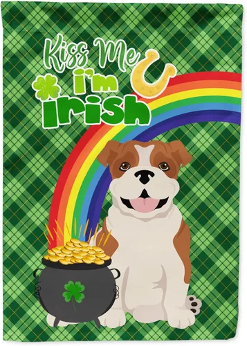 Vista 107 de Caroline's Treasures WDK4731GF - Bandera decorativa para jardín del día de San Patricio, color negro y tostado, Airedale Terrier, para jardín