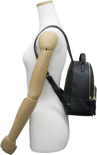 Vista 5 de Kate Spade New York Jackson - Mochila de piel (tamaño mediano), color negro