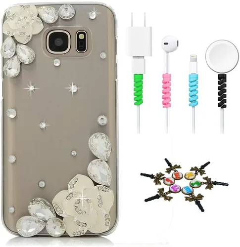 Vista 19 de Bling Case SSSGCDwCPSeries-7 - Funda con cristales brillantes, diseño 3D hecho a mano