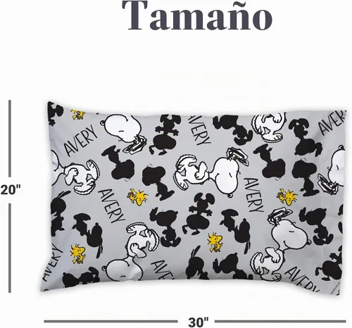 Vista 4 de Funda de almohada personalizada Let’s Make Memories - Funda de almohada personalizada para niños con nombre - Funda para almohada de tamaño estándar