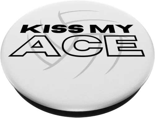 Vista 2 de Kiss my Ace jugador divertido de voleibol PopSockets intercambiable PopGrip