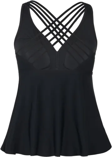 Vista 3 de Firpearl - Traje de bajo tankini con espalda cruzada, para mujer.