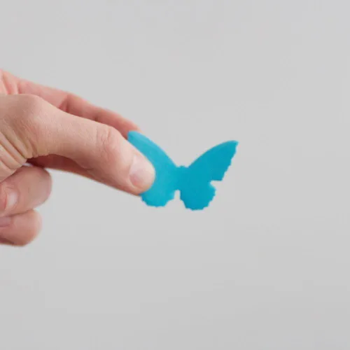 Vista 4 de Suck UK Paquete múltiple de notas adhesivas de mariposa 3D, blocs de notas de papel adhesivo