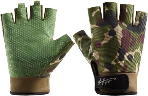 Vista 9 de SUJAYU Guantes sin dedos, guantes multiusos para agua y deportes para pesca, vela, remo, kayak y más, para hombres y mujeres