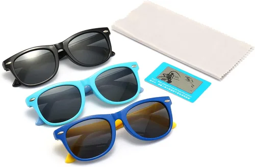 Vista 7 de FANNYGO Paquete de 3 lentes de sol polarizados para niños y niñas