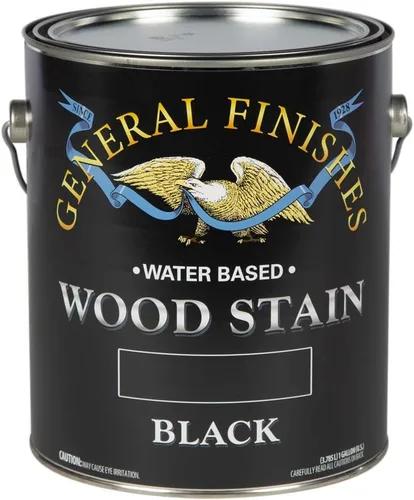 Vista 51 de General Finishes - Tinte para madera a base de agua, 1 cuarto de galón, cereza negra