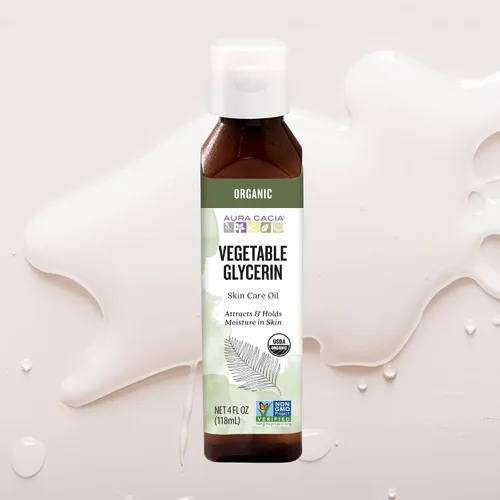 Vista 5 de Aura Cacia Aceite orgánico para el cuidado de la piel, glicerina vegetal, 4 onzas líquidas