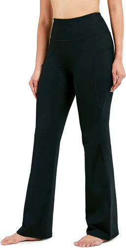 Vista 2 de Pantalones largos de yoga para mujer, tamaños 28, 30, 32.0in, 34, con bolsillos