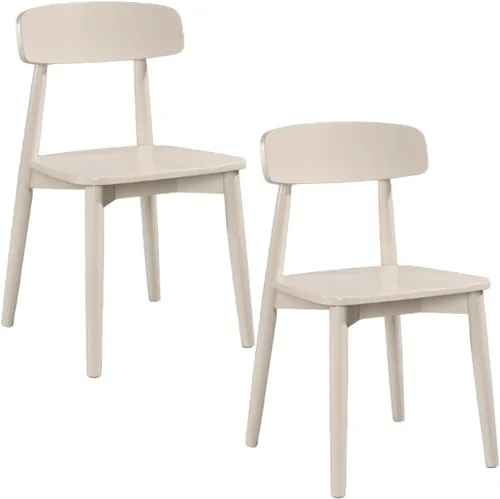 Vista 14 de YVYKFZD Sillas de comedor de madera maciza, juego de sillas de comedor de salón, sillas de cocina sin brazos con respaldo curvo, silla auxiliar