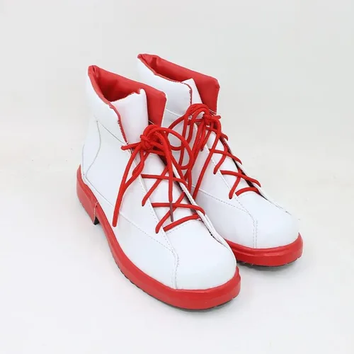 Vista 3 de COSGOGO Zapatos de cosplay para hombre de motosierra de anime para Halloween, carnaval, fiesta, zapatos de cosplay de anime para mujer, juego